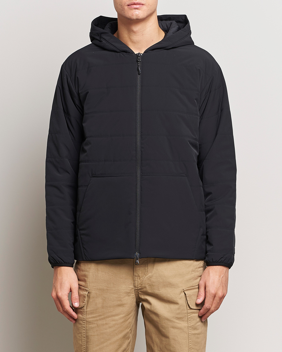 Uomini | Giacche | Snow Peak | Flexible Insulated Zip Hoodie Black