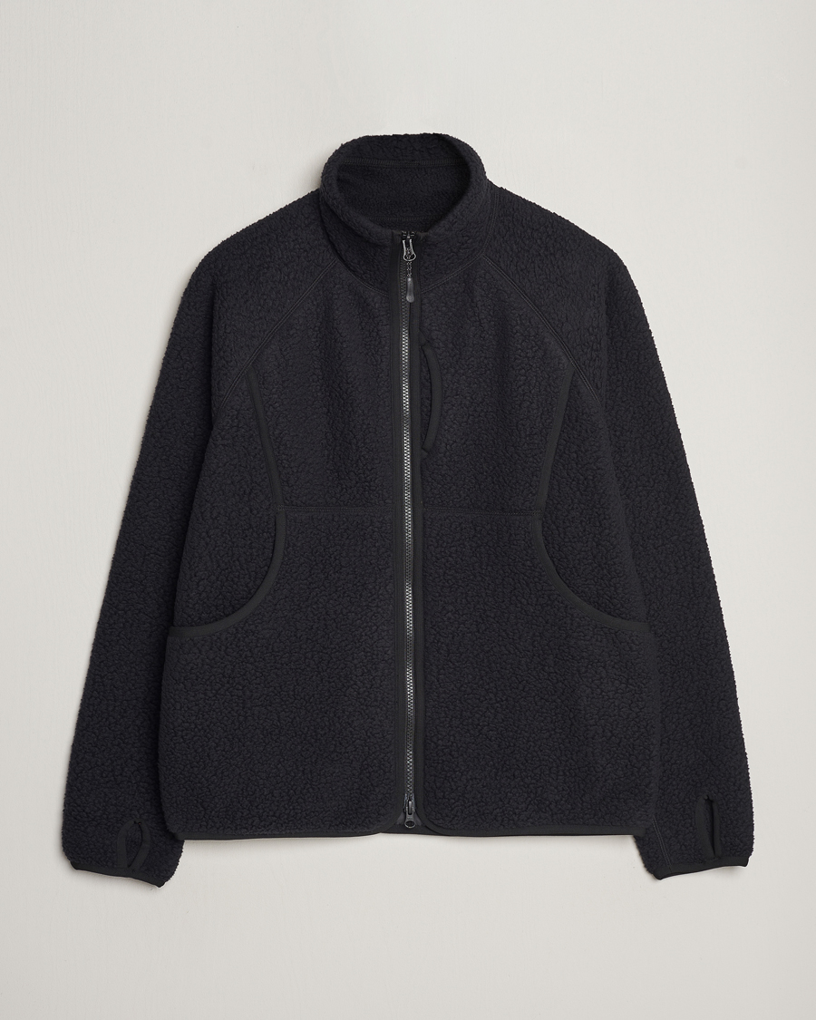 Uomini | Maglieria | Snow Peak | Thermal Boa Fleece Jacket Black