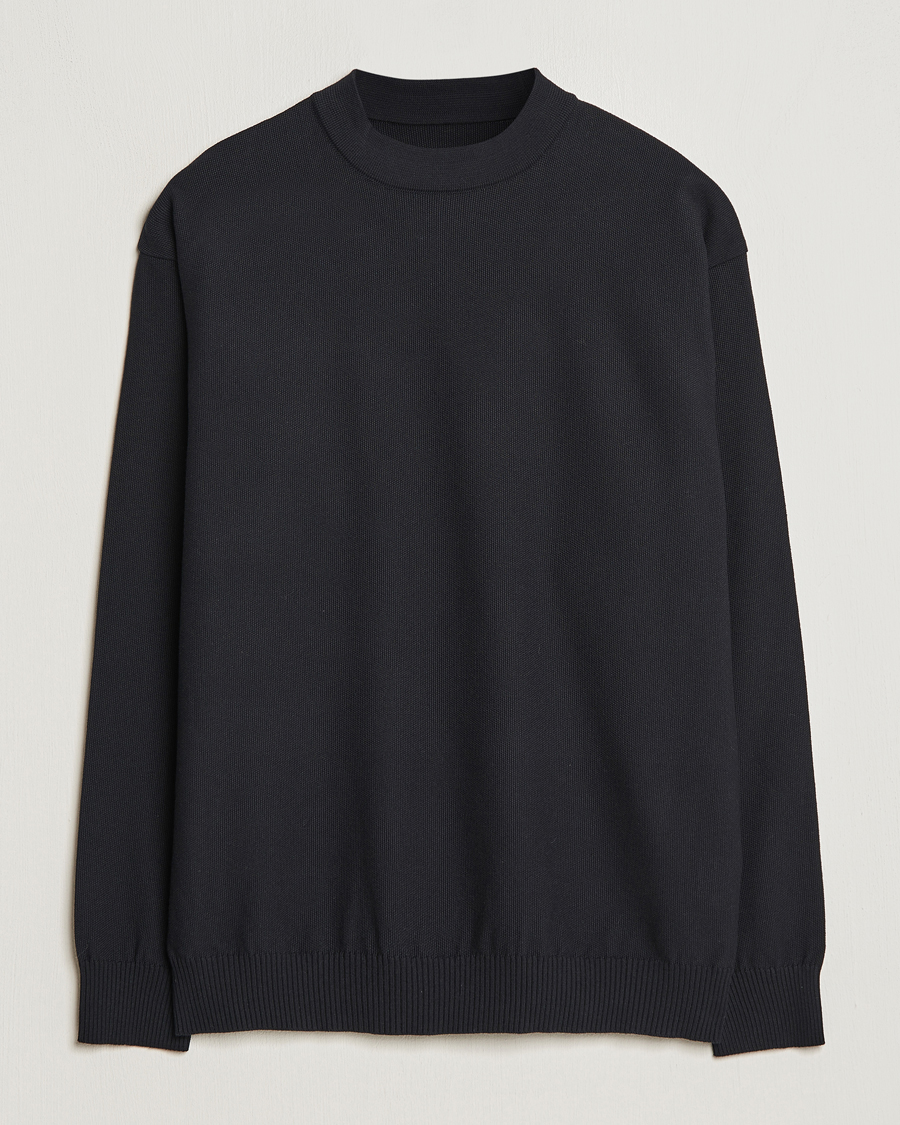 Uomini | Maglieria | Snow Peak | Cotton Blend Pullover Black