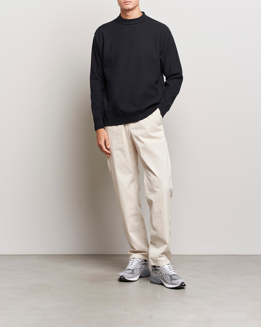 Uomini | Maglieria | Snow Peak | Cotton Blend Pullover Black