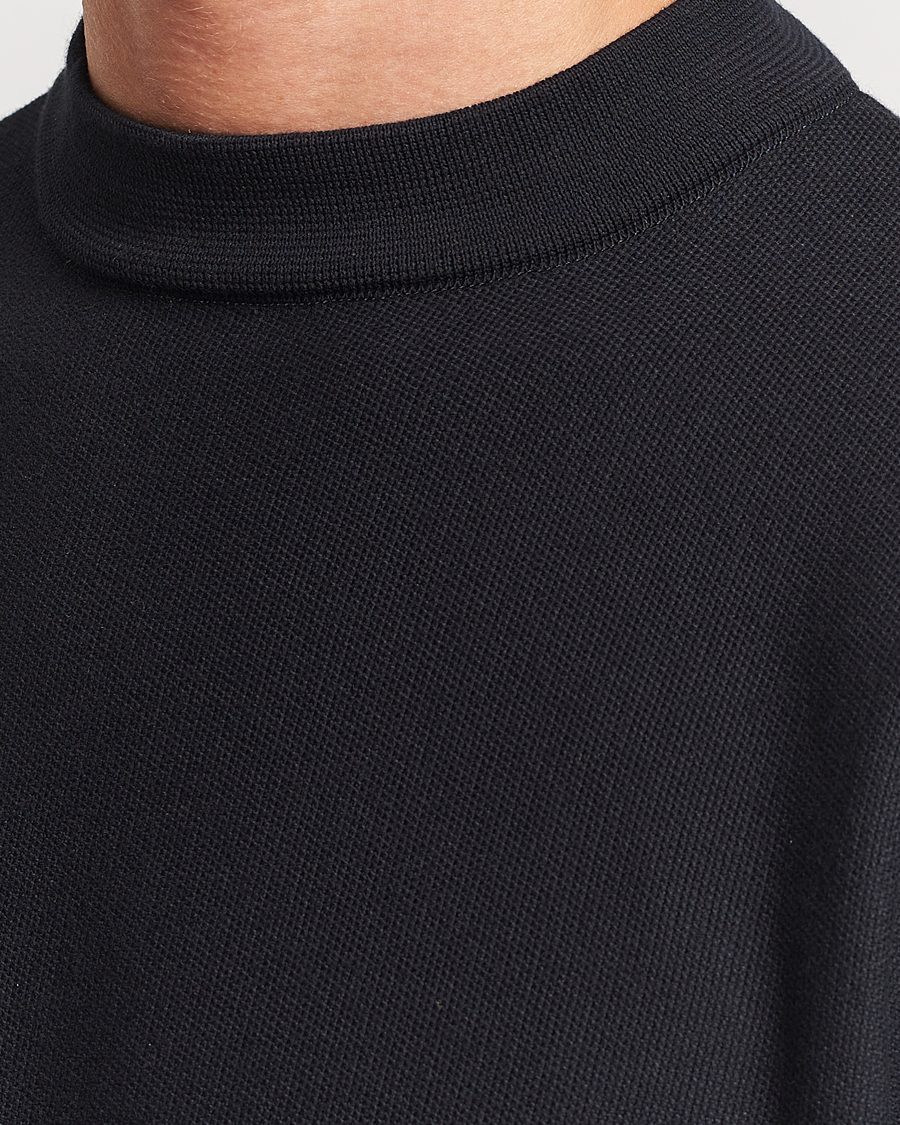 Uomini | Maglieria | Snow Peak | Cotton Blend Pullover Black