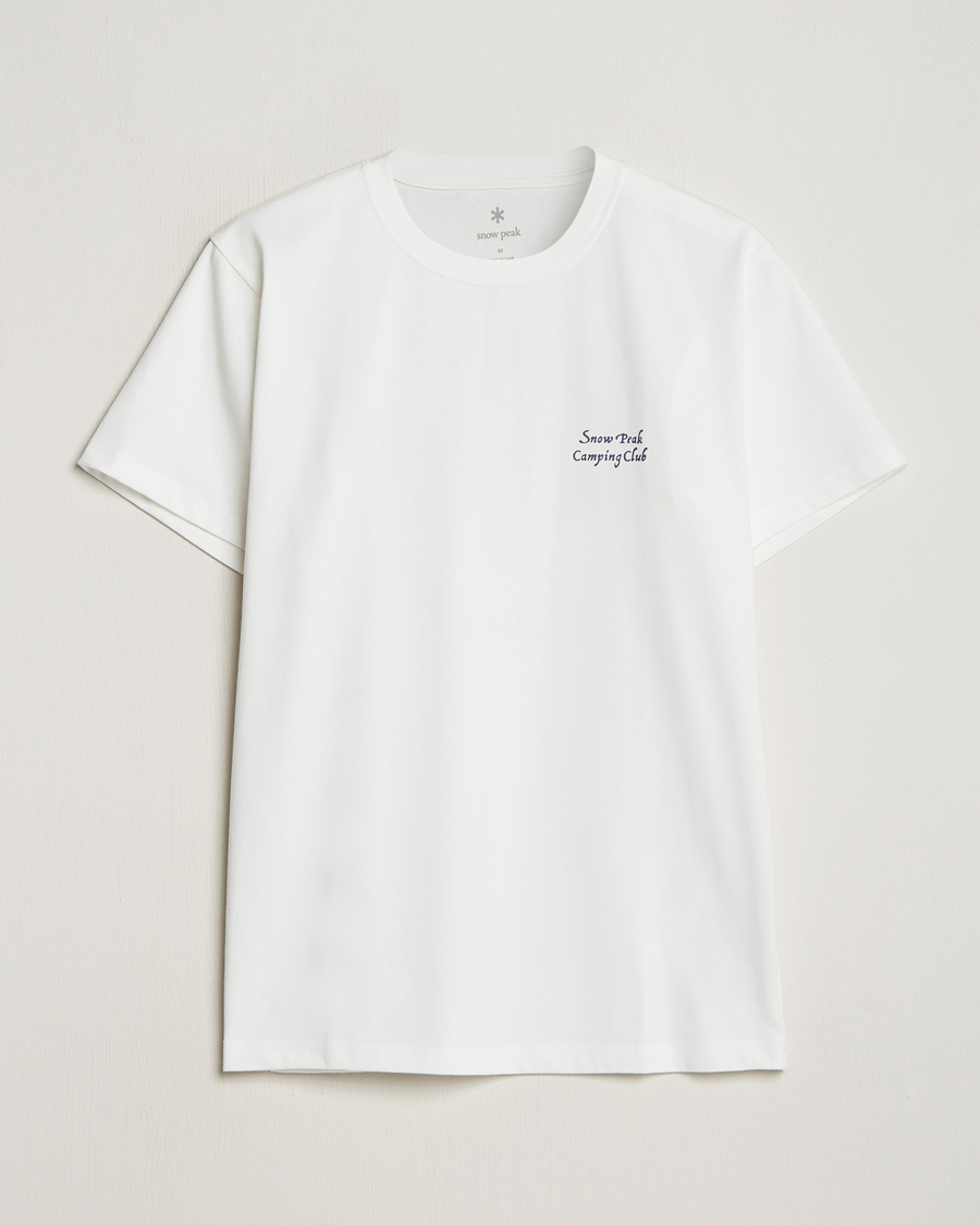 Uomini | T-shirt | Snow Peak | Camping Club T-Shirt White