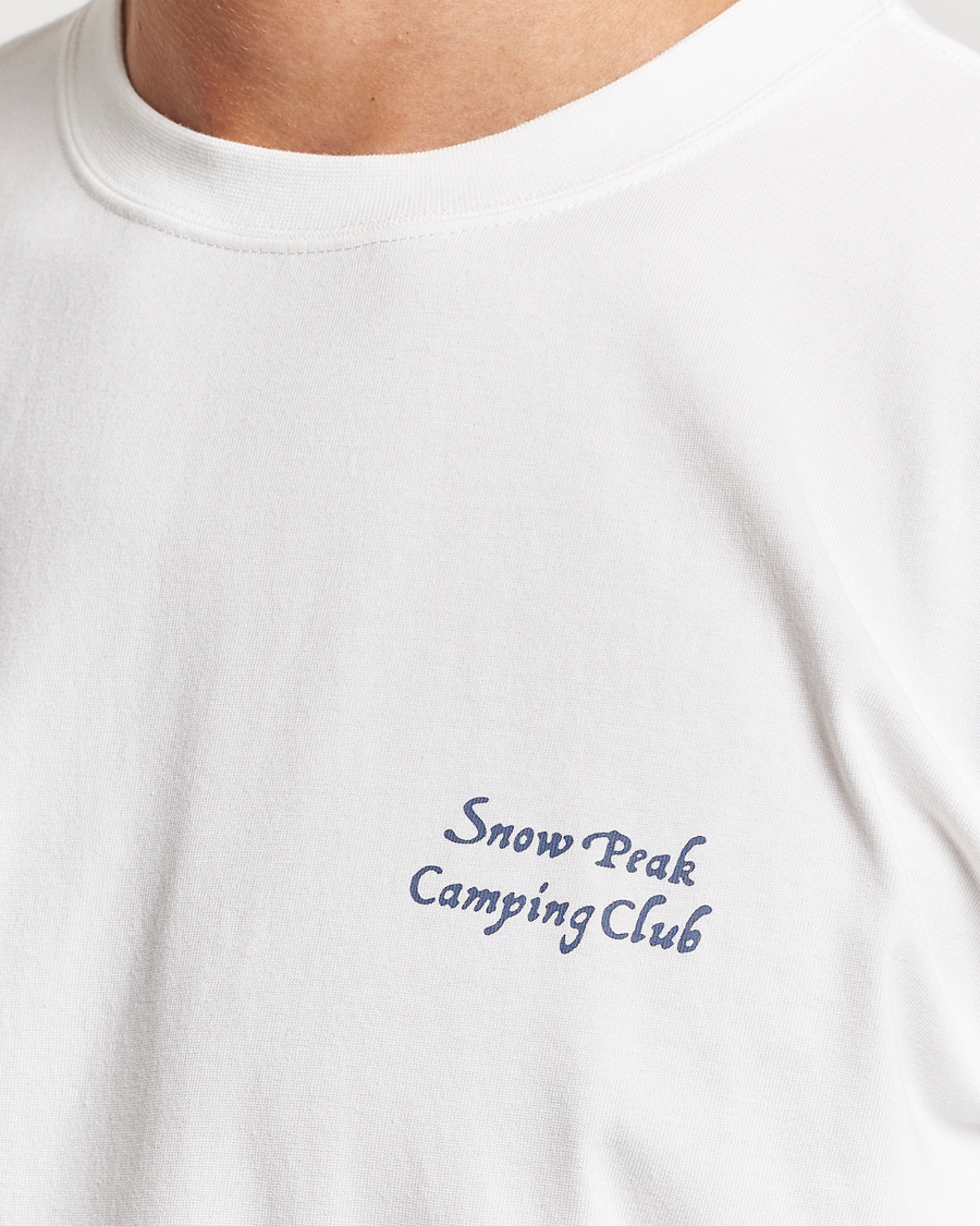 Uomini | T-shirt | Snow Peak | Camping Club T-Shirt White