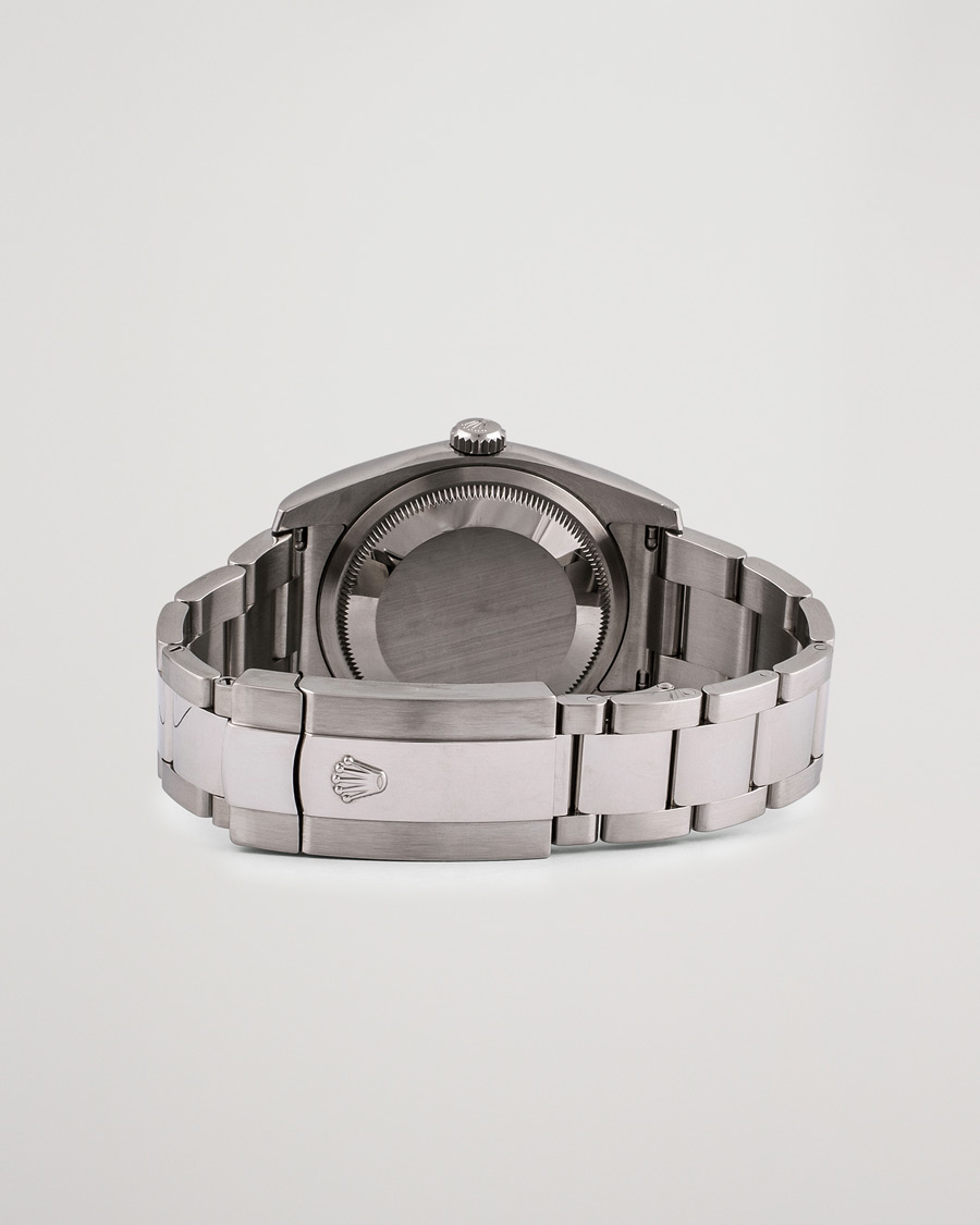 Uomini | Rolex Pre-Owned Datejust 116200 Oyster Perpetual Steel Black Steel Blue | Rolex Pre-Owned | Datejust 116200 Oyster Perpetual Steel Black Steel Blue