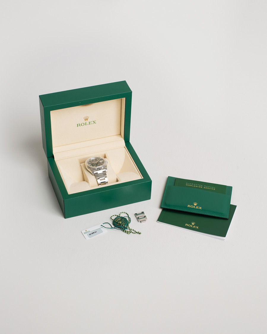 Uomini | Rolex Pre-Owned Datejust 116200 Oyster Perpetual Steel Black Steel Blue | Rolex Pre-Owned | Datejust 116200 Oyster Perpetual Steel Black Steel Blue