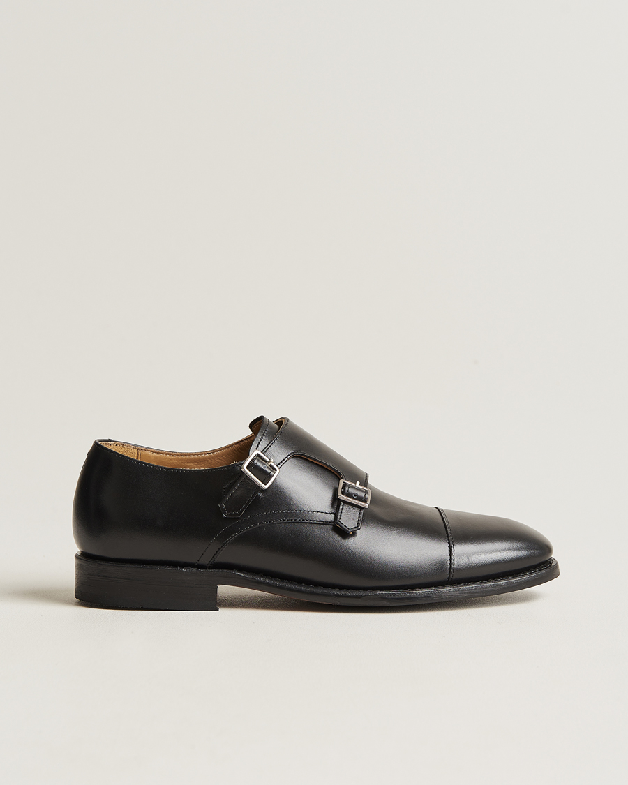 Uomini | Myrqvist Ålsten Double Monkstrap Black Calf | Myrqvist | Ålsten Double Monkstrap Black Calf