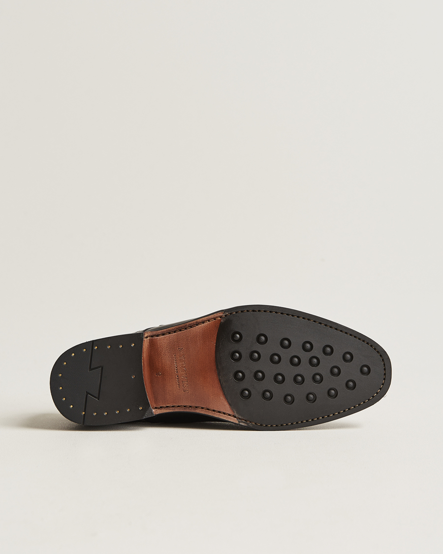 Uomini | Myrqvist Ålsten Double Monkstrap Black Calf | Myrqvist | Ålsten Double Monkstrap Black Calf