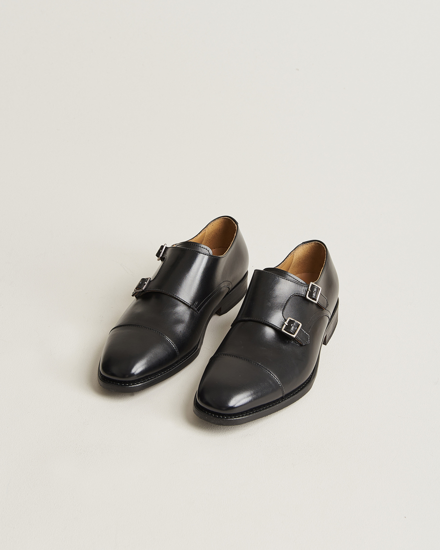 Uomini | Myrqvist Ålsten Double Monkstrap Black Calf | Myrqvist | Ålsten Double Monkstrap Black Calf