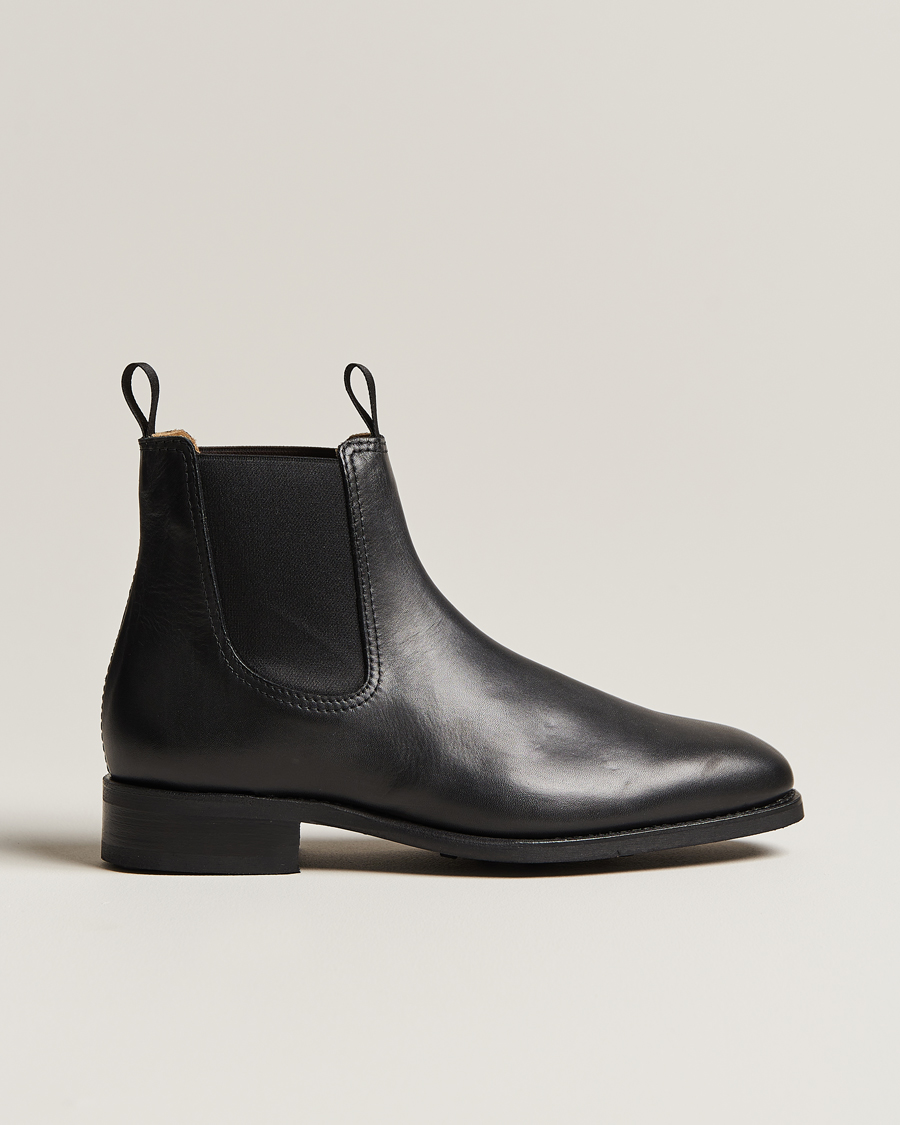 Uomini | Stivali | Myrqvist | Granhult Chelsea Boot Black Calf