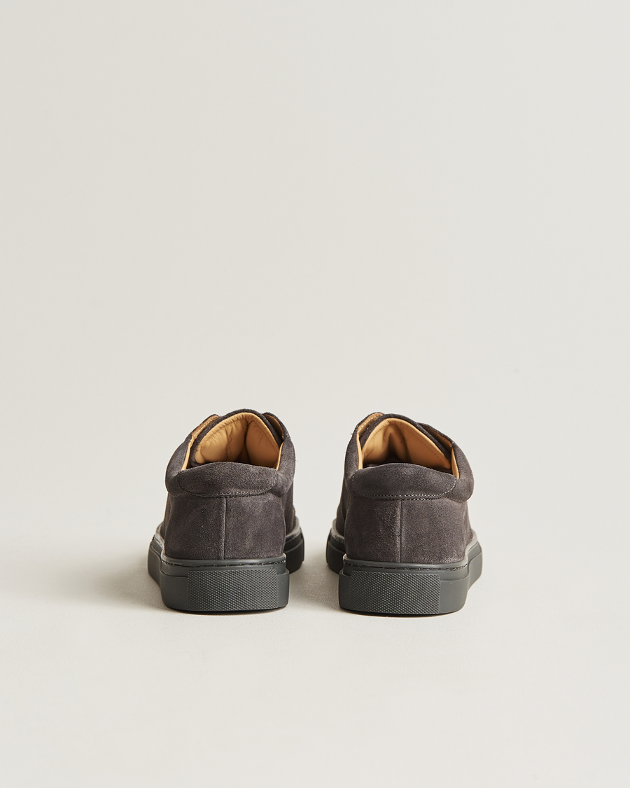 Uomini | Myrqvist Oaxen Monochrome Sneaker Dark Grey Suede | Myrqvist | Oaxen Monochrome Sneaker Dark Grey Suede