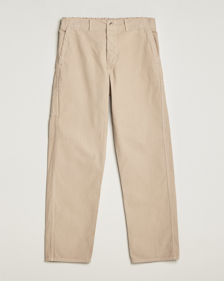 Uomini | Pantaloni | orSlow | French Work Pants Beige