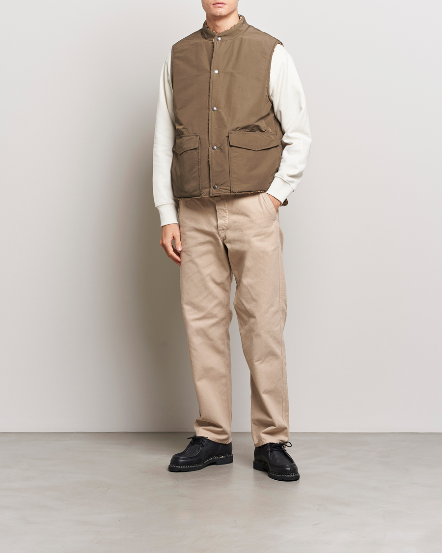 Uomini | Pantaloni | orSlow | French Work Pants Beige