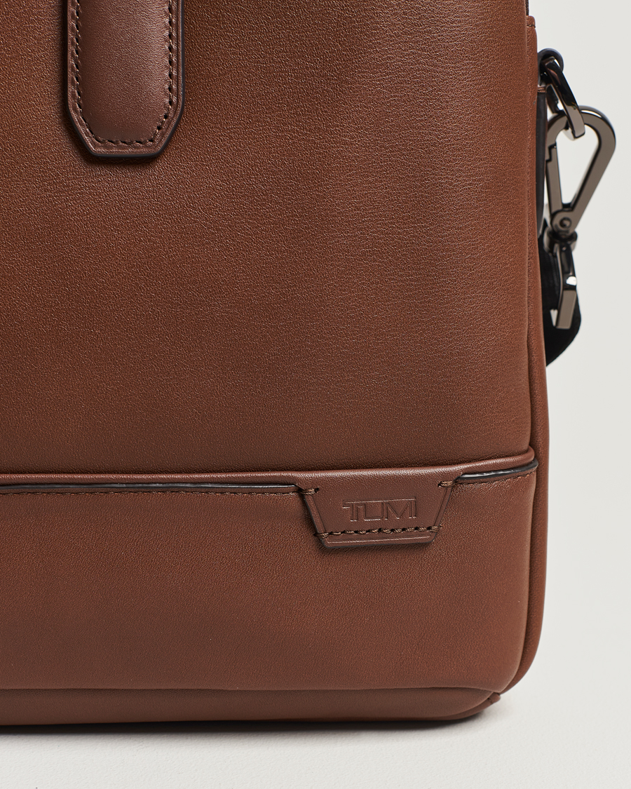 Uomini | Borse | TUMI | Harrison Sycamore Slim Leather Brief Cognac