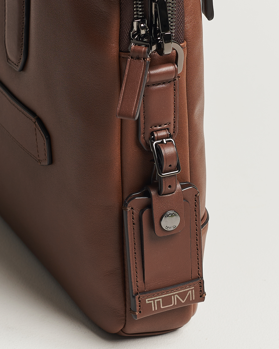 Uomini | Borse | TUMI | Harrison Sycamore Slim Leather Brief Cognac
