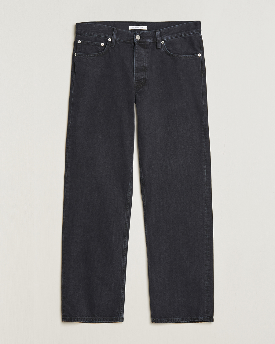 Uomini | Jeans | Sunflower | Loose Jeans Washed Black