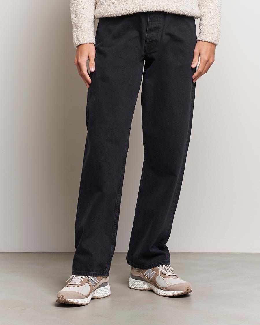 Uomini | Jeans | Sunflower | Loose Jeans Washed Black