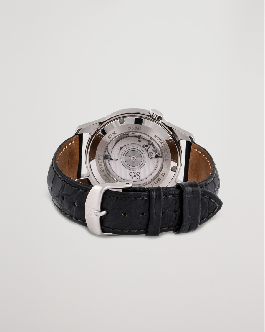 Uomini | Sjöö Sandström Pre-Owned Royal Steel Classic 41mm SS-1841-1 Steel White | Sjöö Sandström Pre-Owned | Royal Steel Classic 41mm SS-1841-1 Steel White