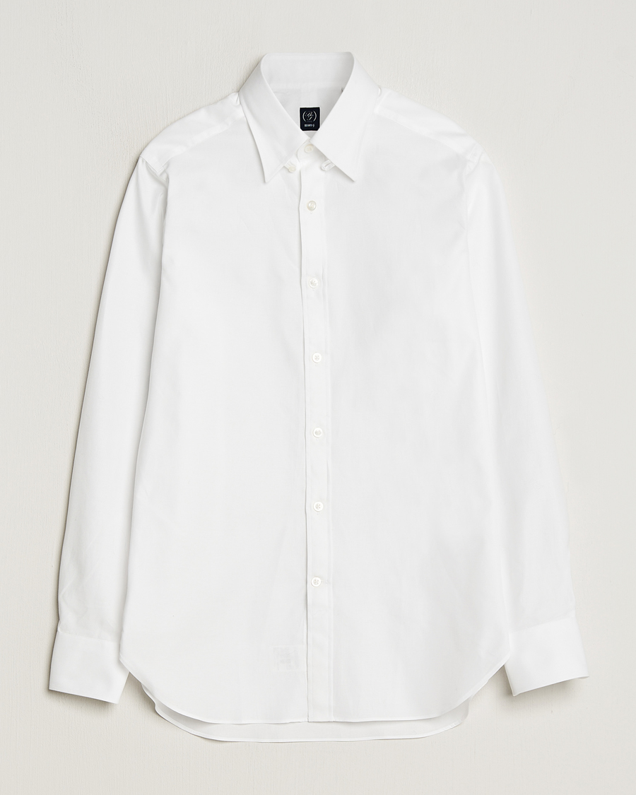 Uomini | Camicie | Beams F | Oxford Tab Collar Shirt White