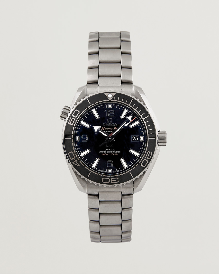 Uomini | Omega Pre-Owned Seamaster Planet Ocean 21530402001001 Steel Black | Omega Pre-Owned | Seamaster Planet Ocean 21530402001001 Steel Black
