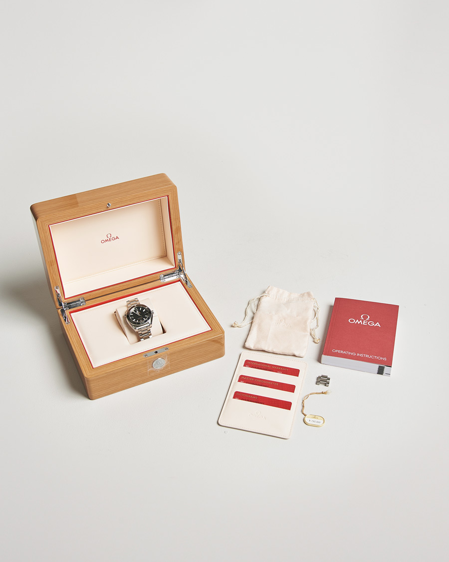 Uomini | Omega Pre-Owned Seamaster Planet Ocean 21530402001001 Steel Black | Omega Pre-Owned | Seamaster Planet Ocean 21530402001001 Steel Black