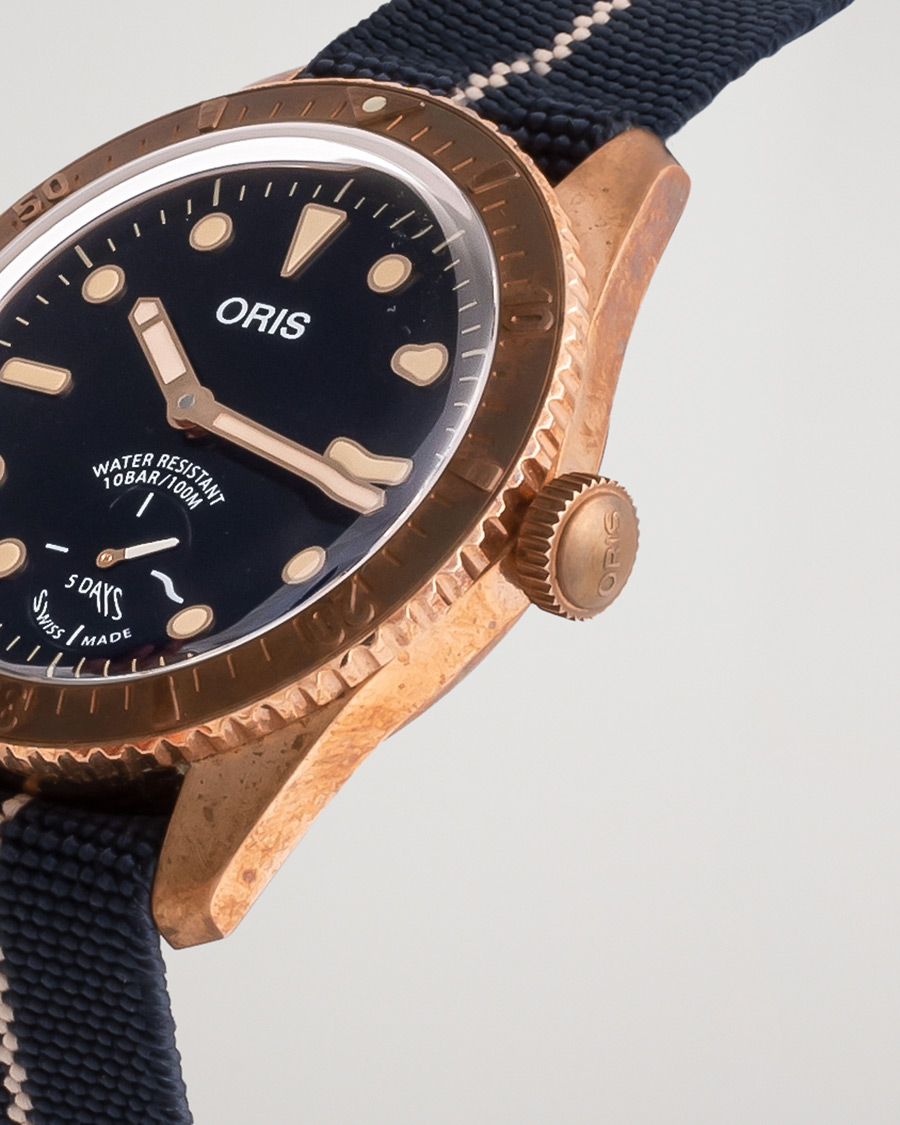 Uomini | Oris Pre-Owned Carl Brashear Calibre 401 Limited Edition Steel Blue | Oris Pre-Owned | Carl Brashear Calibre 401 Limited Edition Steel Blue