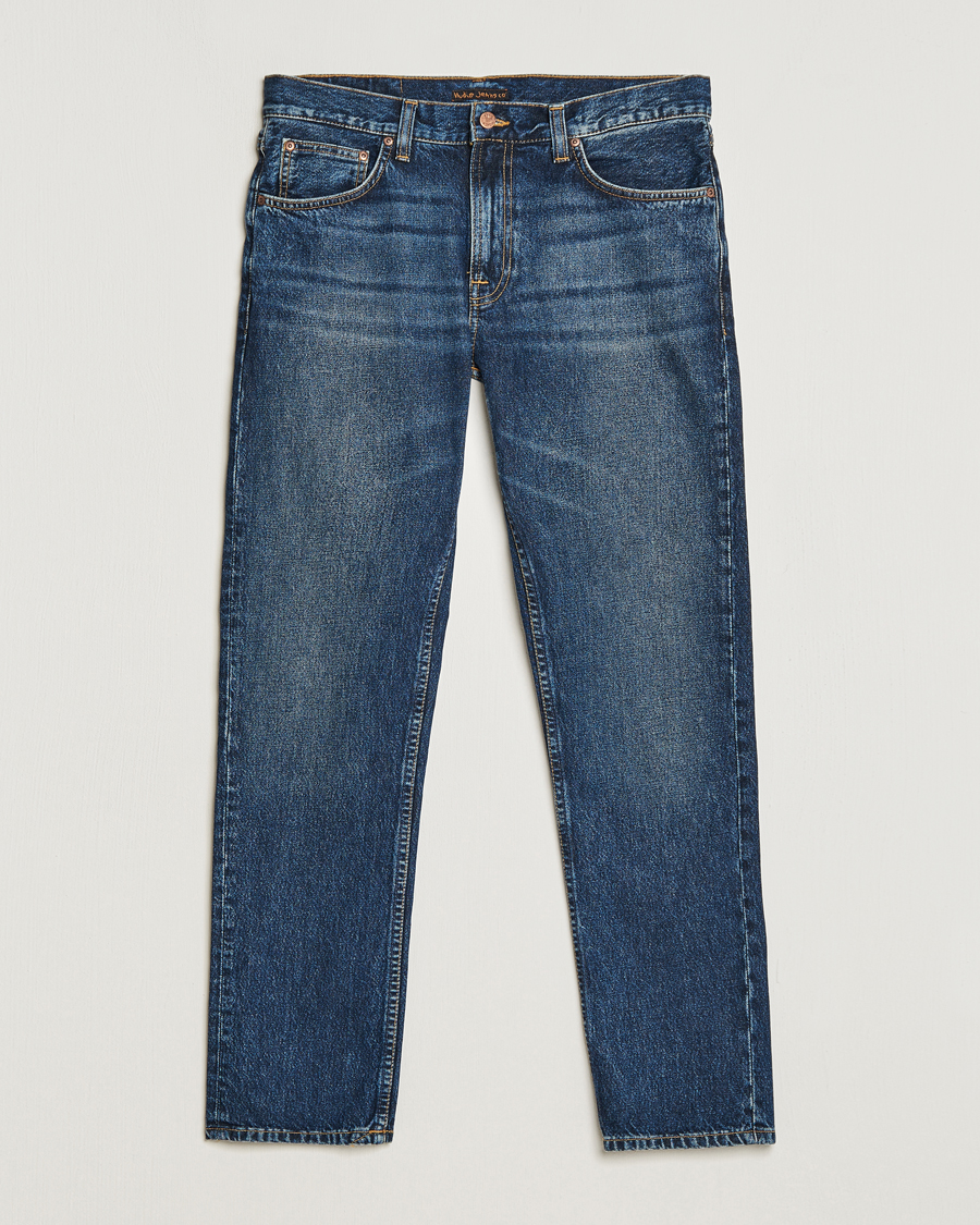 Uomini | Pantaloni | Nudie Jeans | Gritty Jackson Jeans Blue Soil