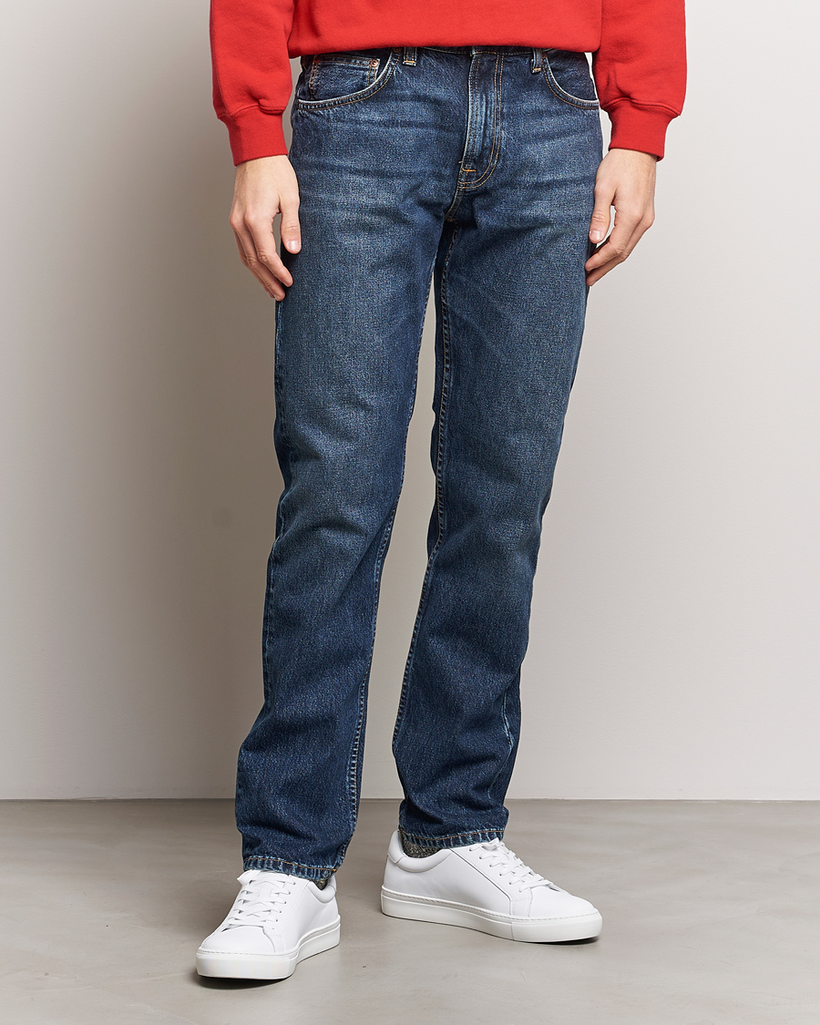 Uomini | Pantaloni | Nudie Jeans | Gritty Jackson Jeans Blue Soil