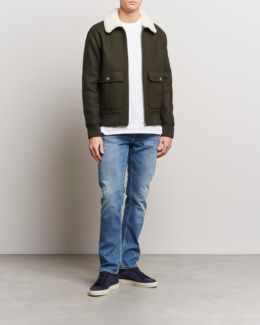 Uomini | Jeans | Nudie Jeans | Grim Tim Jeans Shadow Blues