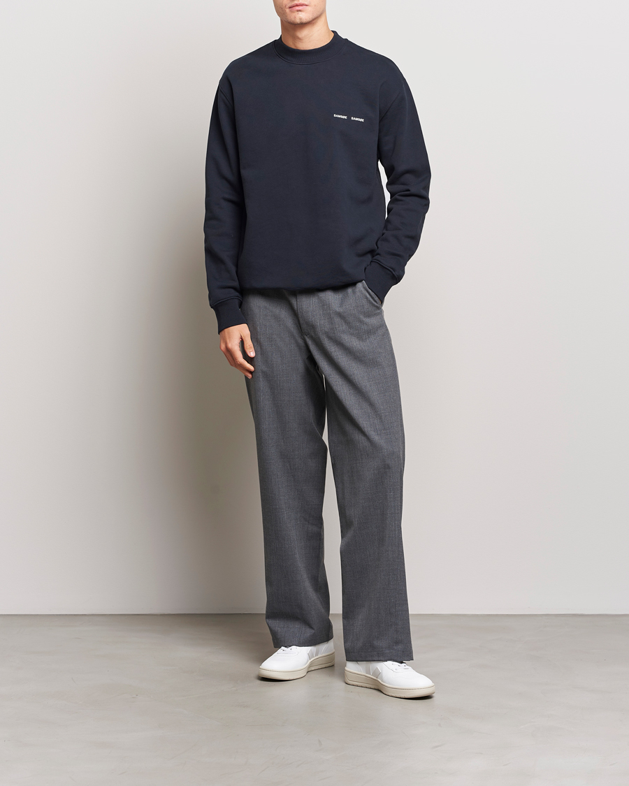 Uomini | Maglieria | Samsøe Samsøe | Norsbro Crew Neck Sweatshirt Sky Captian