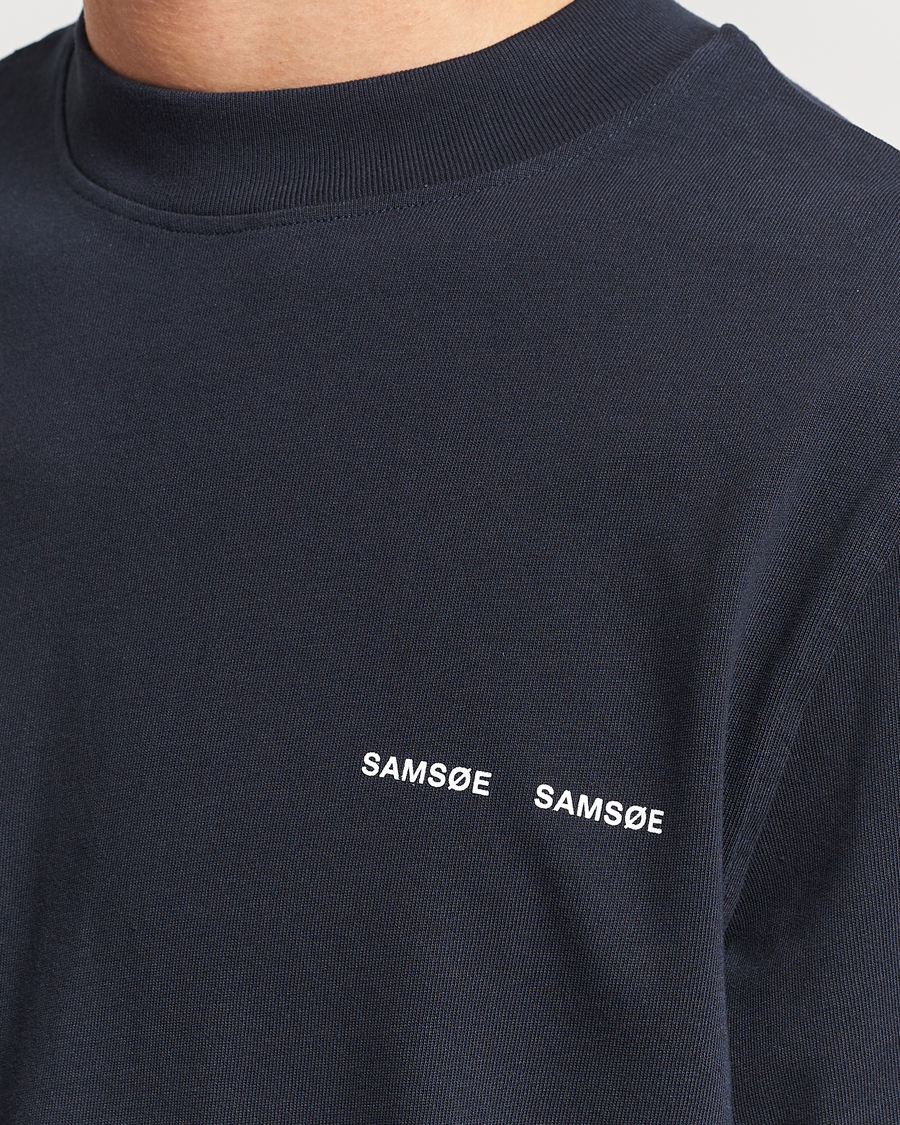 Uomini | T-shirt | Samsøe Samsøe | Norsbro Organic Cotton T-shirt Sky Captian