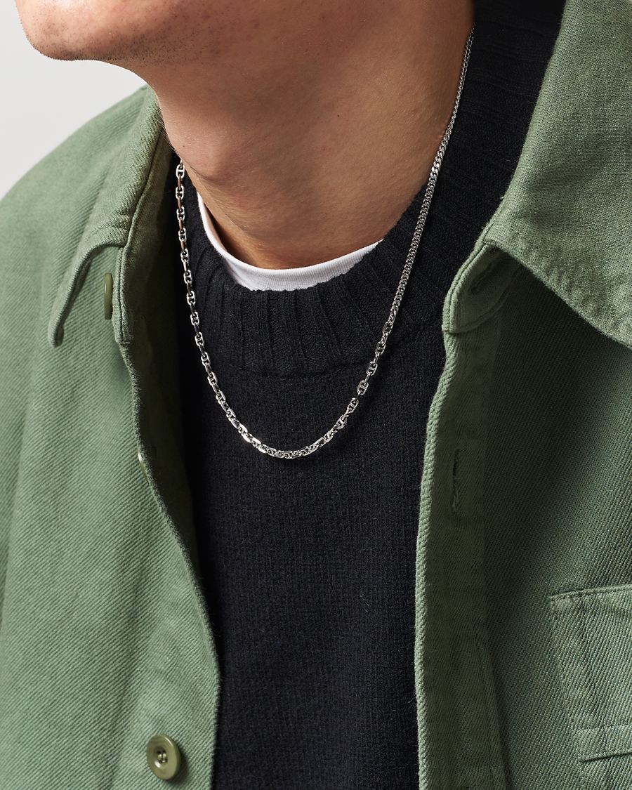 Uomini | Gioielli | Tom Wood | Rue Chain Necklace Silver