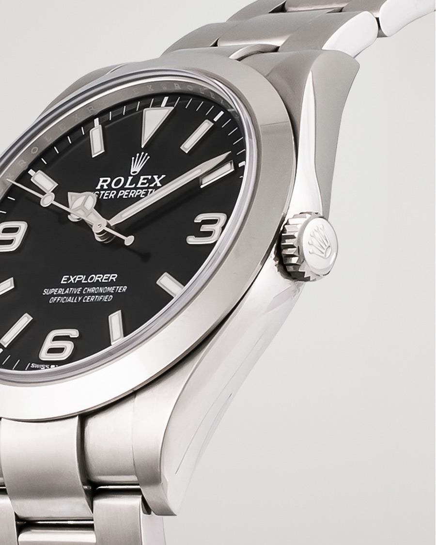 Uomini | Rolex Pre-Owned Explorer 39mm 214270 Steel Black | Rolex Pre-Owned | Explorer 39mm 214270 Steel Black