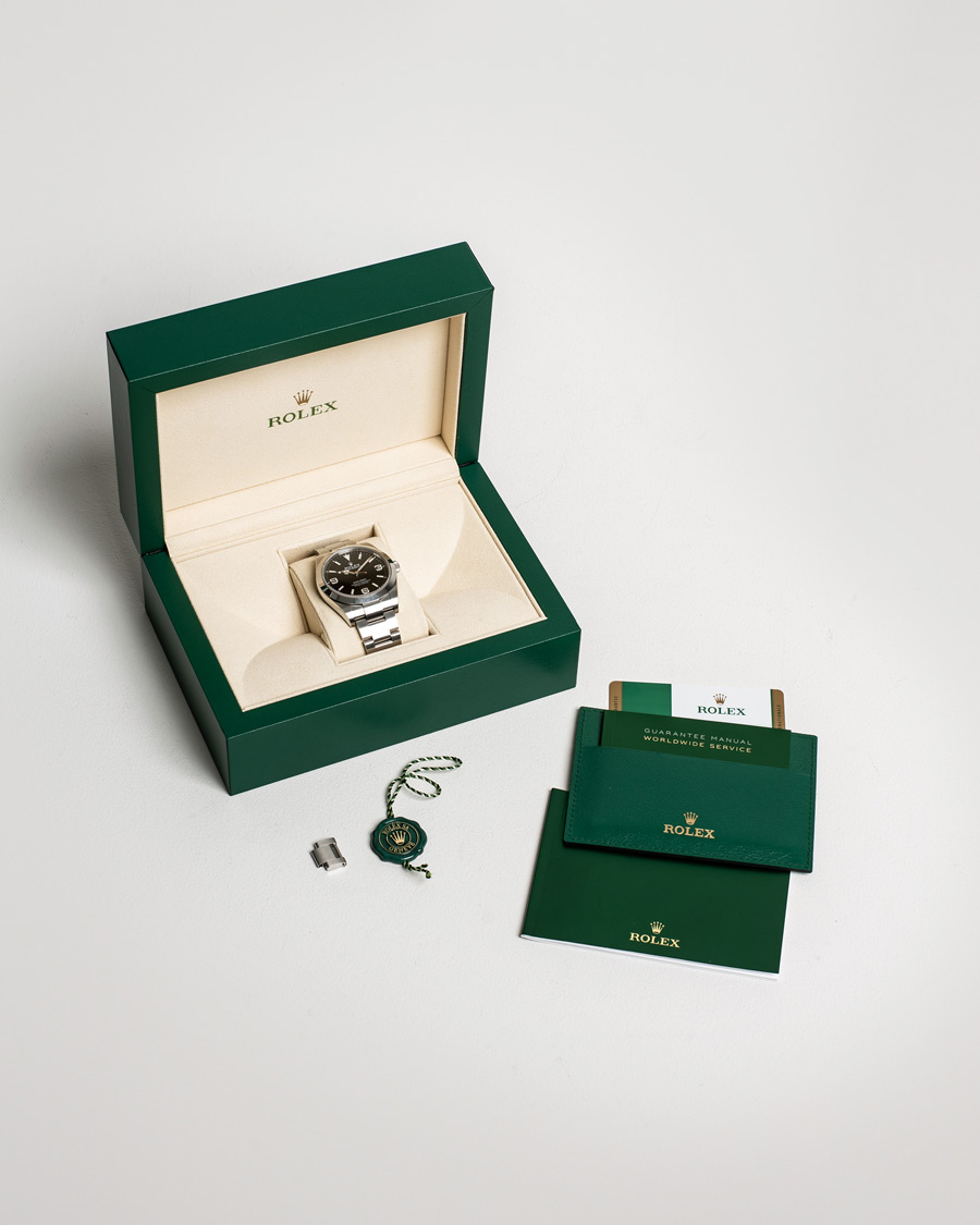 Uomini | Rolex Pre-Owned Explorer 39mm 214270 Steel Black | Rolex Pre-Owned | Explorer 39mm 214270 Steel Black