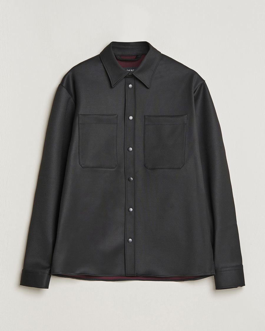 Uomini | Giacche | J.Lindeberg | Coen Double Face Overshirt Black