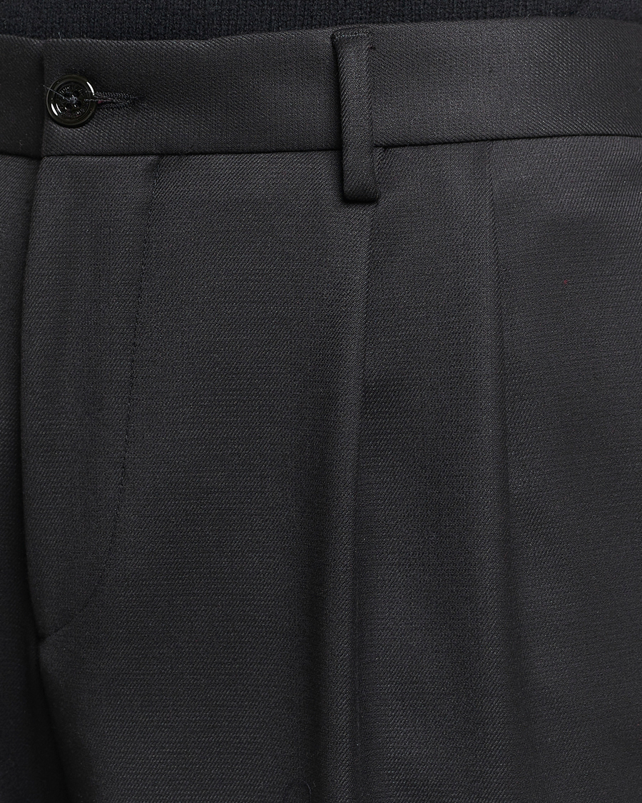 Uomini | Pantaloni | J.Lindeberg | Haij Double Pleat Pants Black