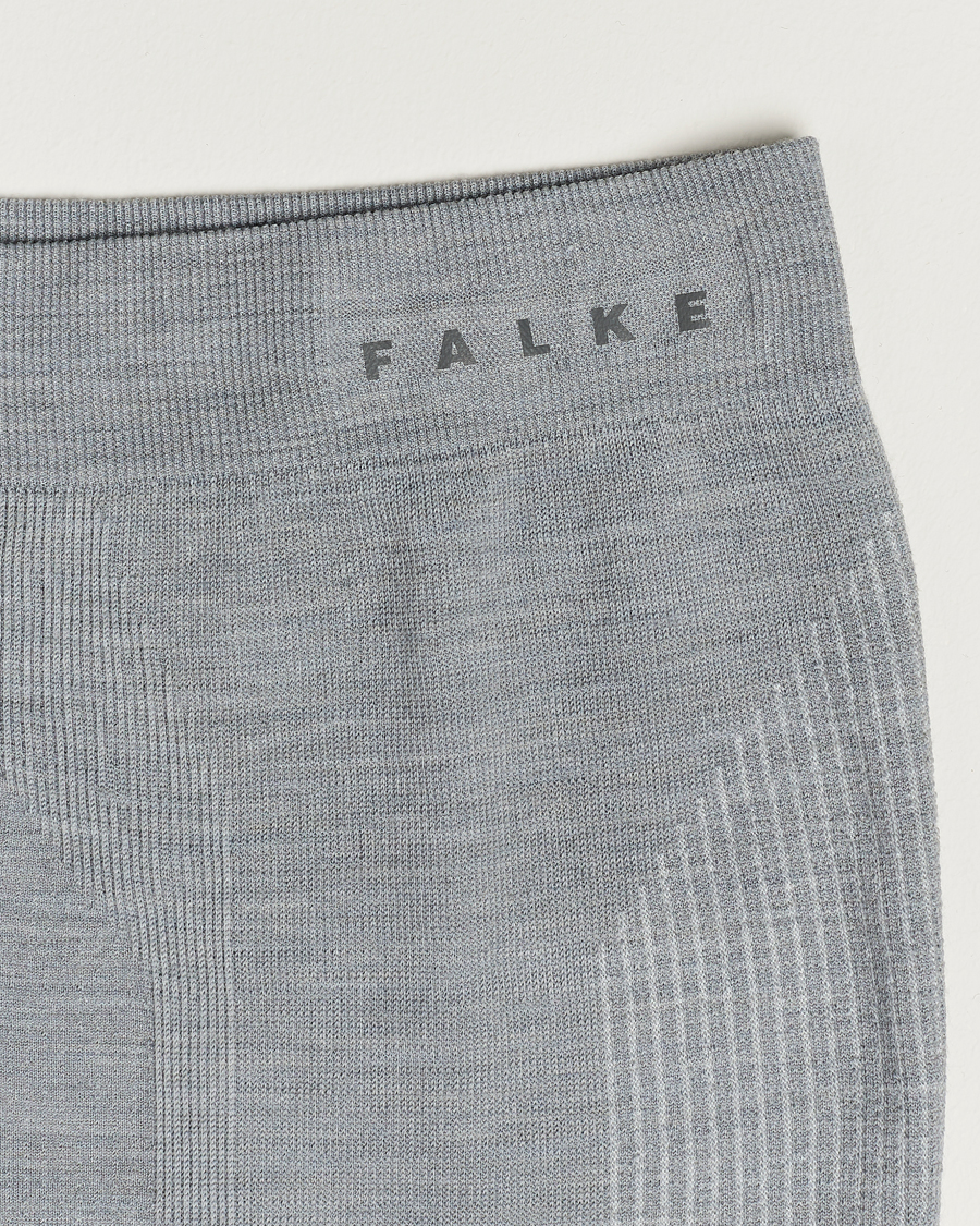 Uomini | Biancheria intima | Falke | Wool Tech Tights Grey Heather