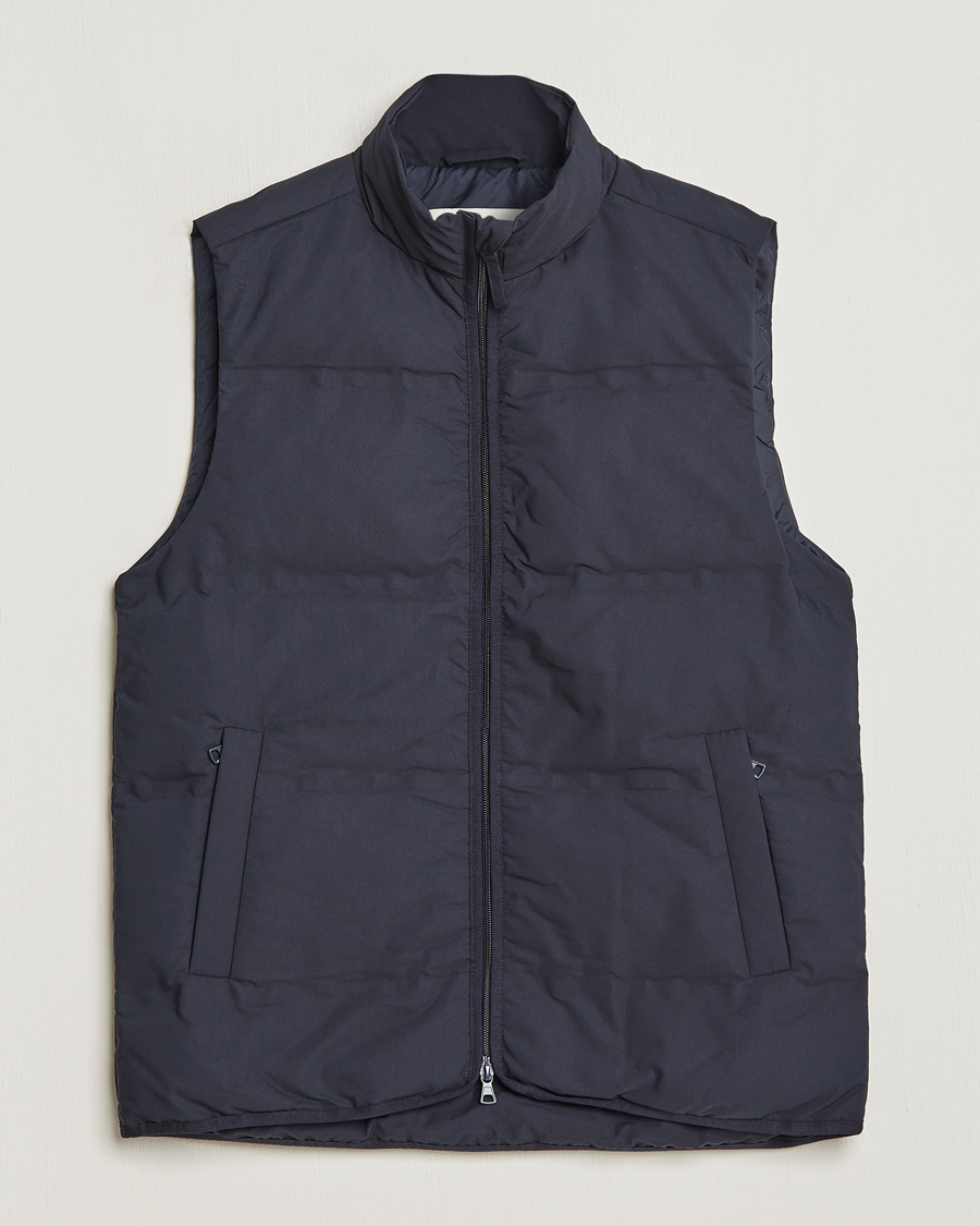 Uomini | Giacche | A Day's March | Alford Puffer Vest Navy