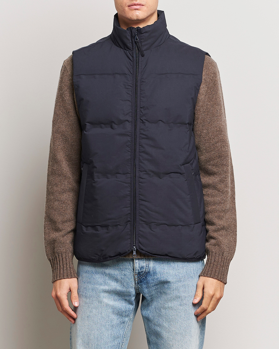 Uomini | Giacche | A Day's March | Alford Puffer Vest Navy