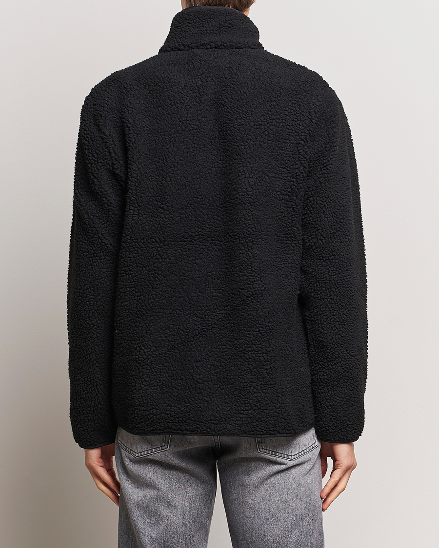 Uomini | Maglieria | A Day's March | Tone Pile Fleece Jacket Black