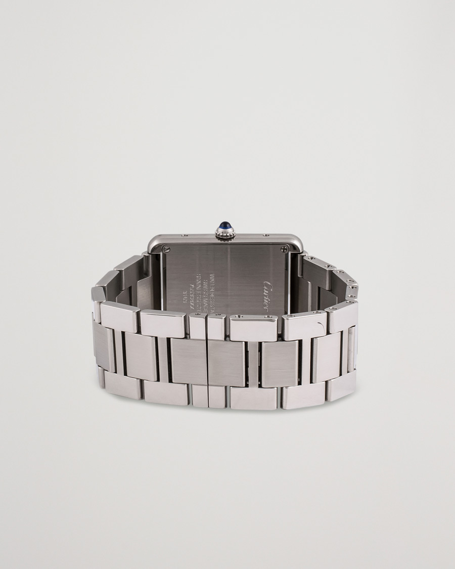 Uomini | Cartier Pre-Owned Tank Solo Large W5200014 Steel White | Cartier Pre-Owned | Tank Solo Large W5200014 Steel White