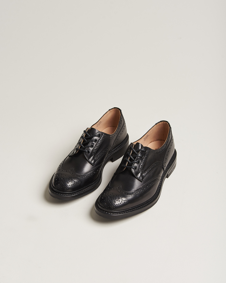 Uomini | Brogues | Tricker's | Bourton Country Brogues Black Calf