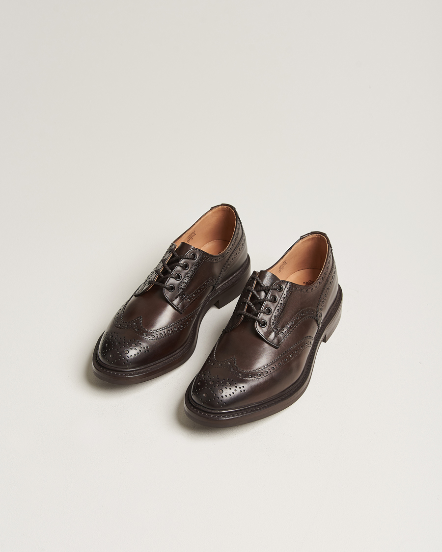 Uomini | Brogues | Tricker's | Bourton Country Brogues Espresso Calf