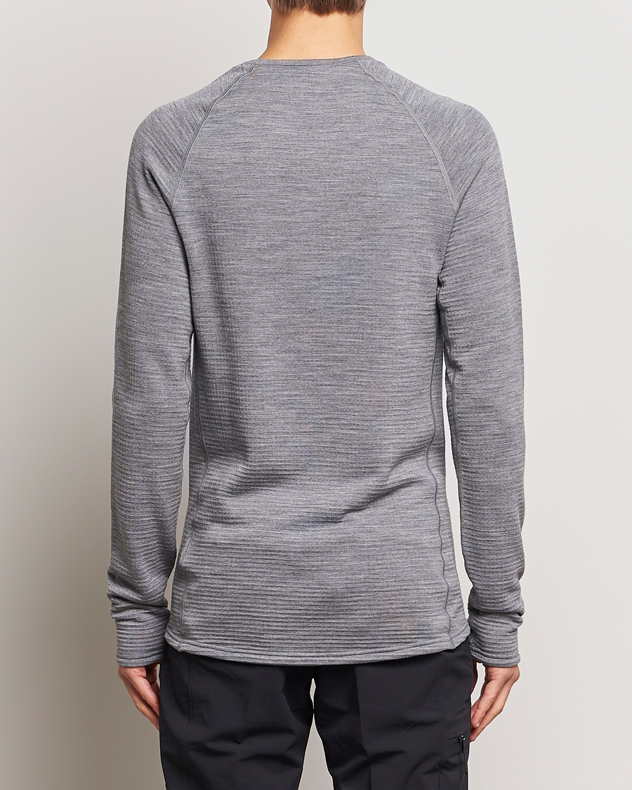 Uomini | Maglieria | Houdini | Desoli Merino Thermal Crew College Grey