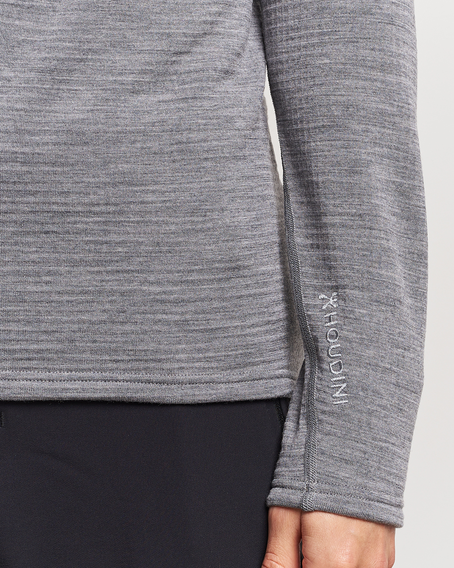 Uomini | Maglieria | Houdini | Desoli Merino Thermal Crew College Grey