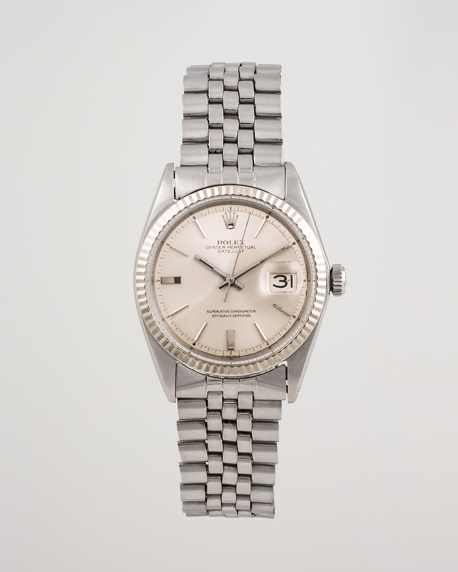 Uomini | Rolex Pre-Owned Datejust 1601 Jubilee Steel Silver Steel Silver | Rolex Pre-Owned | Datejust 1601 Jubilee Steel Silver Steel Silver