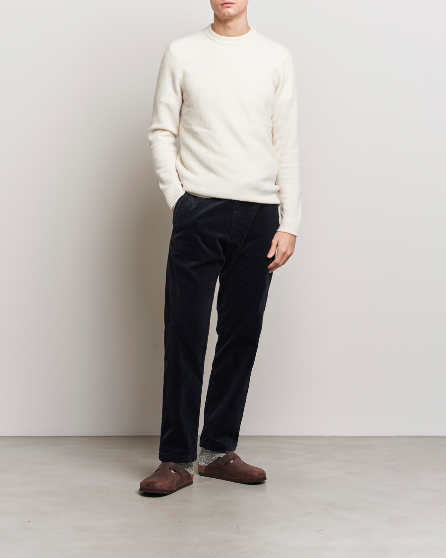 Uomini | Pantaloni | NN07 | Alex Regular Fit Corduroy Pants Navy Blue