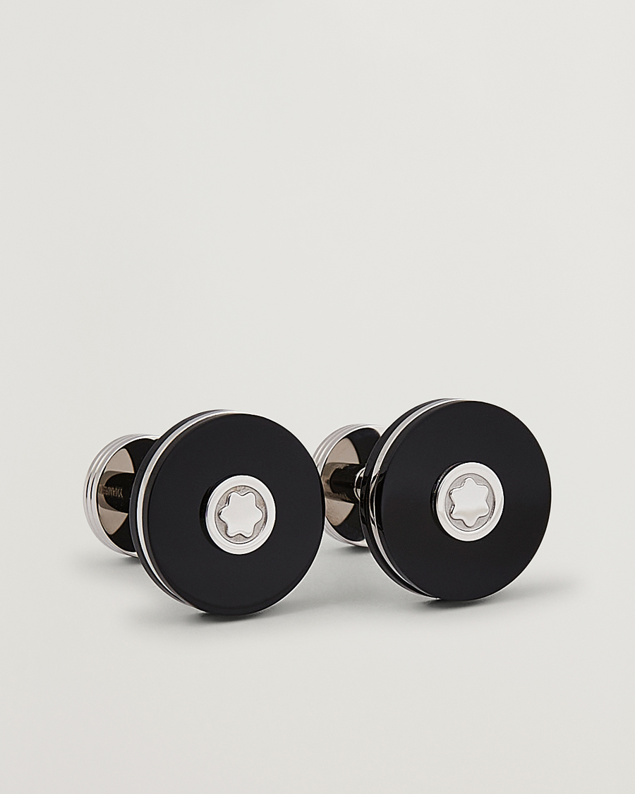 Uomini | Montblanc Cufflinks Steel Black | Montblanc | Cufflinks Steel Black
