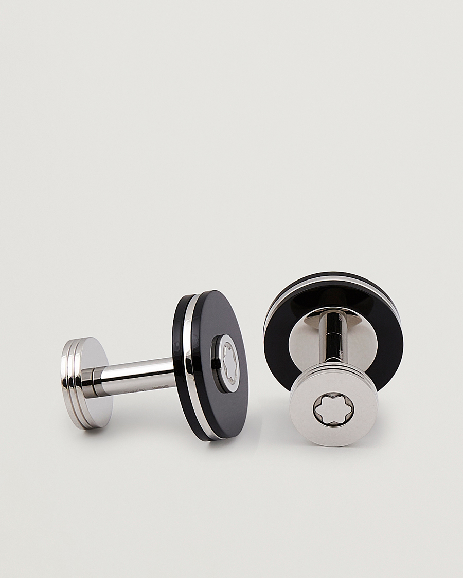 Uomini | Montblanc Cufflinks Steel Black | Montblanc | Cufflinks Steel Black