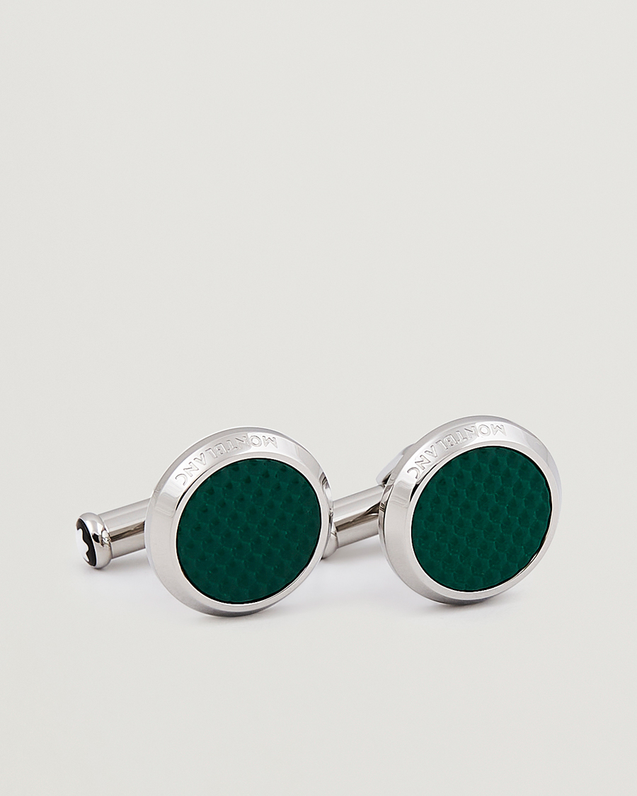 Uomini | Gemelli | Montblanc | Cufflinks Meisterstück Green Steel