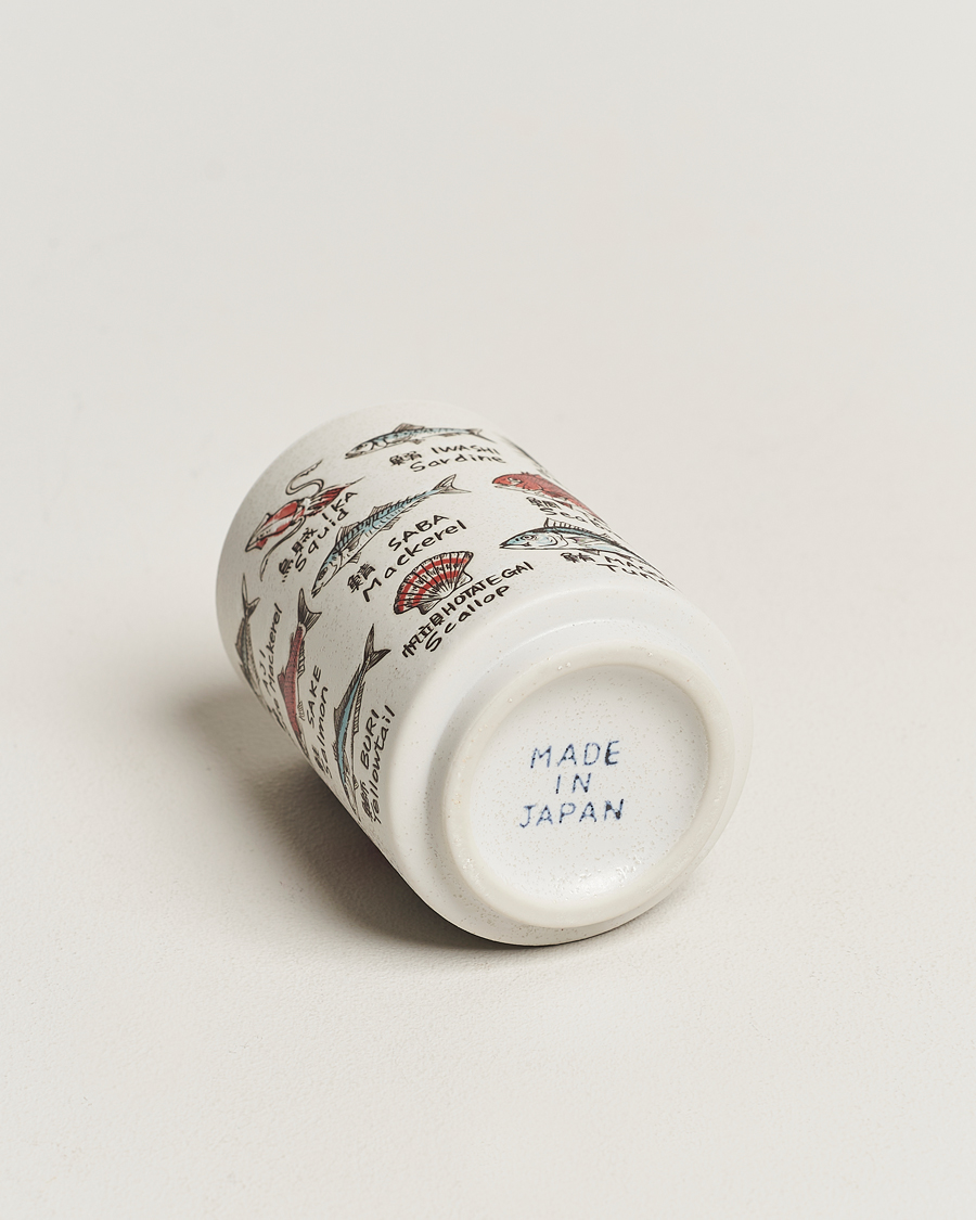 Uomini | Beams Japan Ceramic Fish Sushi Cup White | Beams Japan | Ceramic Fish Sushi Cup White
